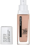 Maybelline New-York - Fond de Teint Liquide Longue Tenue, Sans Transfert, Haute Couvrance - Superstay Active Wear 30h - Teinte : Beige Éclat (20) - Contenance : 30 ml