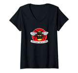 Womens Save the Bees Save the Planet V-Neck T-Shirt