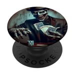 Motif magicien maléfique PopSockets PopGrip Adhésif