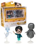 Wizarding World Harry Potter - 3 Figurines Patronus Moments Magiques S3 - 3 Poupées Figurines Articulées - Figurine Harry Potter - Jouet Harry Potter - Jouer et Exposer - Jouet Enfant 6 ans et +