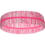 More Mile Flyaway Tamer Headband Pink Womens Gym Reflective Headwear Ladies