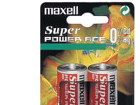 Maxell Super Ace, Engångsbatteri, Zink-Kol, 1,5 V, 106 G, R20p