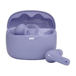 JBL Tune Beam Wireless Bluetooth Earphones, Water-Resistant and Noise-Cancelling Headphones with 48-Hour Battery Life, Purple