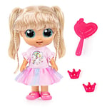 Bayer Design 93221AD Poupée City Girl avec Cheveux Longs à coiffer, Interactive, Donne Un Baiser et rit avec Accessoires, poupée Fonctionnelle, bébé poupées