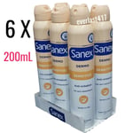 Sanex Dermo Sensitive Anti Irritation 24h Antiperspirant ,gentle On Skin,6X200ml