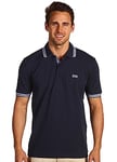 BOSS Men's Paddy Polo Shirt, Navy, Large