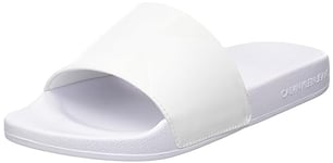 Calvin Klein Jeans Femme Claquettes Sandales de Bain, Blanc (Bright White), 41 EU