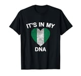 Nigerian Flag - It's In My Dna Nigeria Flag T-Shirt