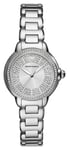 Emporio Armani AR11632 Women's (32mm) Silver Crystal-Set Watch