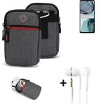Holster + earphones for Motorola Moto G62 5G Belt Pouch