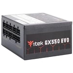 Itek GX550 Evo - Alimentation SFX, 550 W, 80Plus Gold, Ventilateur FDB 92 mm, condensateur Japonais, modulaire