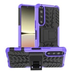 Sony Xperia 5 IV      Heavy Duty Case    Purple