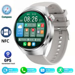 2024 Mens Smart Watches Health Monitor Bluetooth Call NFC GPS Tracker Waterproof