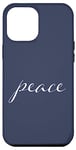 iPhone 12 Pro Max Peace White Script Case