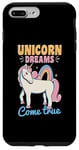 iPhone 7 Plus/8 Plus Unicorn rainbow - Unicorn dreams come true Case