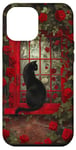 Coque pour iPhone 15 Pro Max Collage rose mignon chat noir