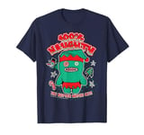 Fuggler Christmas Elf 100 Naughty You Better Watch Out T-Shirt