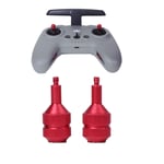 Tineer Aluminum Alloy Thumb Rocker Joystick Replacement Control Parts for DJI FPV Remote Controller 2 Accessories (Red)
