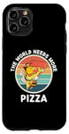 iPhone 11 Pro Retro Bee The World Needs More Pizza Retro Pizza Lover Case