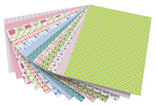 Bringmann Folia 46909 – Motif Carton, Romantique, 13 Coloris Assortis 50 x 70 cm