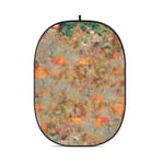 CBA-PF0004, hopfällbar bakgrund, 2 x 1,5m, Floral Painting - Multi beige