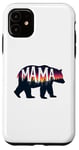 iPhone 11 MAMA BEAR Women Scenic Christmas Pajama Family Mom Gift Case