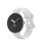 EIDERWOOD Google Pixel Watch 1 / 2 / 3 Silikon Smartwatch Rem - Vit