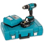 Slagskruvdragare / borr Makita DHP453RFE; 18 V; 2x3,0 Ah batt.