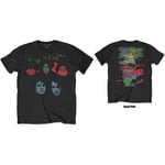 The Cure T Shirt - Inbetween Days 100% Official with Backprint-XL Black