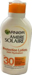 GARNIER AMBRE SOLAIRE LOTION 24h HYDRATION SUN CREAM SPF 30 EXPIRY - OCT 2024