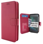 New Standcase Wallet Moto E4 / Moto E (4th gen) (XT1762) (Hotpink)