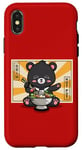 Coque pour iPhone X/XS Kawaii Hot Pot Bear Taiwan Travel