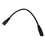 3.5mm Microphone Mic Adapter External Cable For GoPro Hero 1 2 3 3+4 Camera E9I6