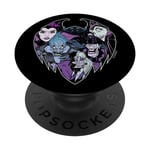 PopSockets Disney Villains Evil Crew PopSockets PopGrip - Support et Grip pour Smartphone/Tablette avec un Top Interchangeable