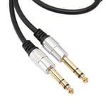 Dual 3.5Mm To 6.35Mm Y Splitter Cable 3.5 Mm To 6.35 Mm Jack Sound Cable For