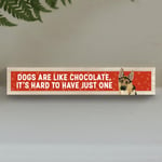 German Shepherd Like Chocolate Hard To Have One Katie Pearson Momento Block