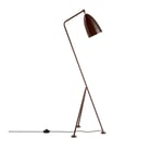 Gubi - Gräshoppa Floor Lamp - Walnut Brown Glossy - Läslampor - Greta Magnusson Grossman - Brun