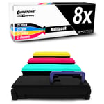 8x Eurotone Cartridge Replaces Kyocera TK 540 C TK 540 K TK 540 M Y