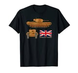 Churchill Infantry Tank Mark IV WW2 British Tanks Flag T-Shirt