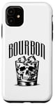 Coque pour iPhone 11 Crâne de whisky bourbon - squelette vintage amateur de whisky