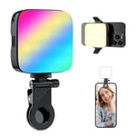 ETENTOUS 96 LEDs Selfie Light,13 Light Modes Video Light RGB Photo Light-Rechargeable Clip on Phone/Laptop/Camera Light-for Makeup,YouTube,TikTok Live Streaming,Photography Vlog/Pictures/Meetings.