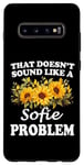 Coque pour Galaxy S10+ Cela ne ressemble pas à une fille de tournesol Sofie Problem