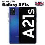 Samsung Galaxy A21s 32GB Blue Dual SIM SM-A217F Unlocked New Android Smartphone