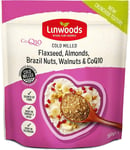 Linwoods Milled Flaxseed Nuts & Q10 Mix - 360g (Pack of 8)