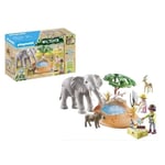 PLAYMOBIL 71294 Explorateurs avec animaux de la savane, Wiltopia, Avec 1 éléphant et des animaux, Dès 4 ans