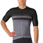 Castelli Simbolo Short Sleeve Jersey - SS25 Smoky Grey / Black Large Grey/Black