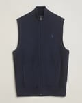 Polo Ralph Lauren Cotton Full-Zip Vest Navy Heather