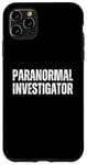 Coque pour iPhone 11 Pro Max Enquêteur paranormal chasse fantôme Halloween