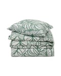 Lexington White/Green Printed Cotton Sateen Bed Set 150x210 cm