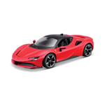 Maisto M39137 Kit Ferrari SF90 Stradale 1:24, Motifs et Couleurs Assorties